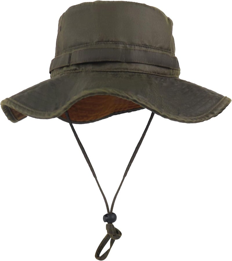 Phaiy Bucket Hat Wide Brim UV Protection Sun Hat Boonie Hats Fishing Hiking Safari Outdoor Hats for Men and Women - Image 1