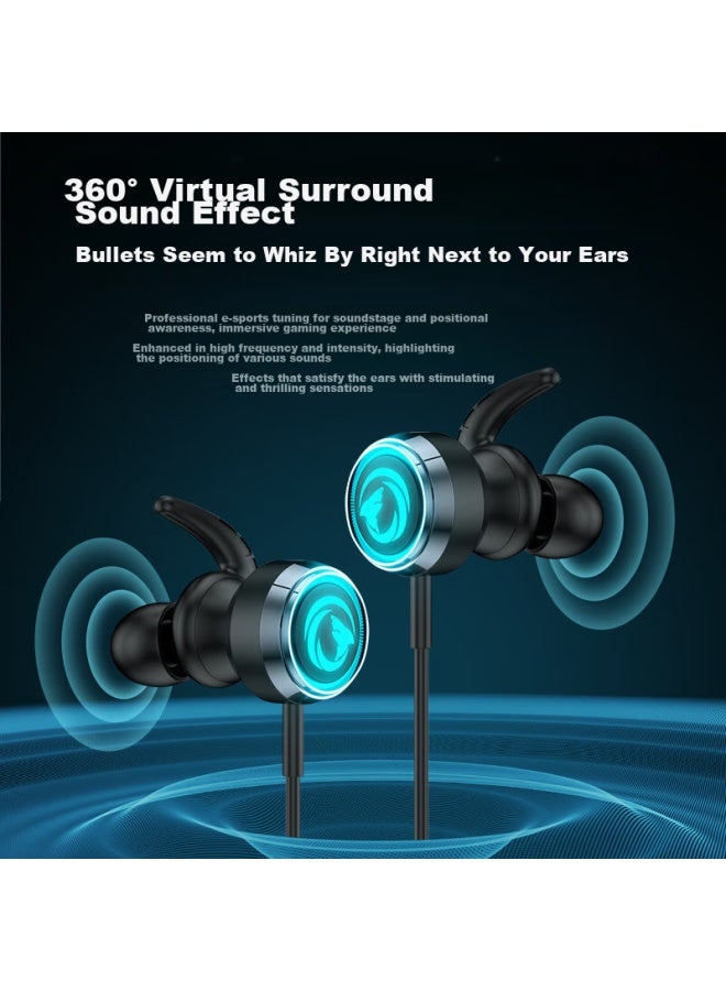 Witgoer Gaming Headset Wired In-ear 7.1 Computer Type-c For Pubg Fps Dedicated Sound Card Headset For Sound Positioning And Peace Elite - Image 4