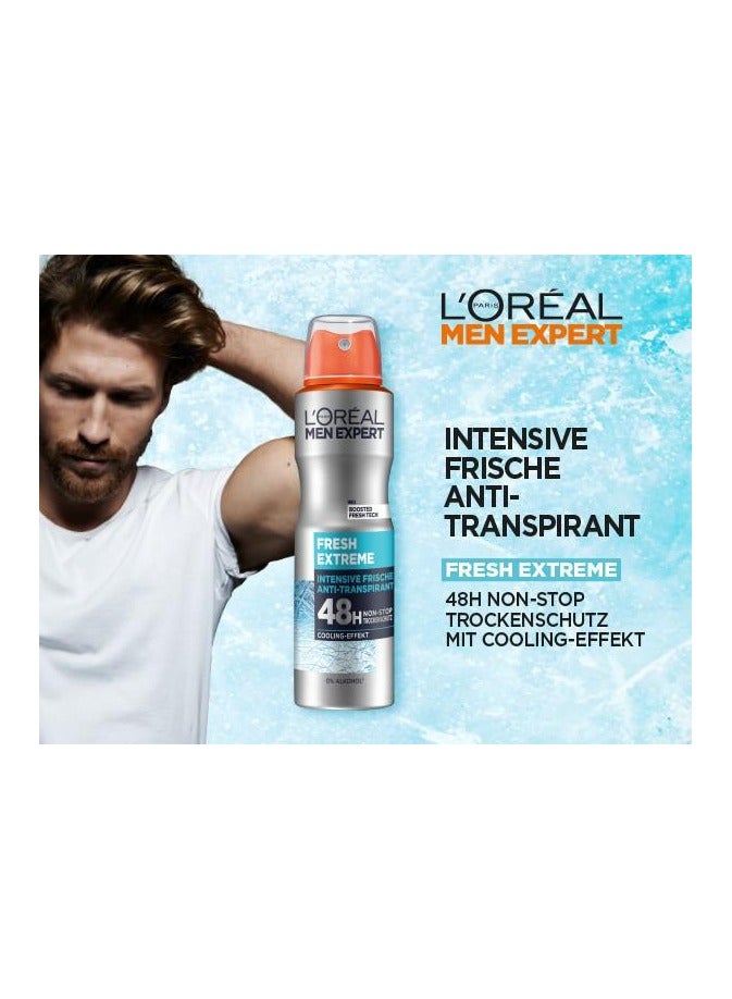 L'OREAL PARIS LOreal Men Expert Fresh Extreme Deodorant Spray With 48H Non-Stop150 Ml - Image 3