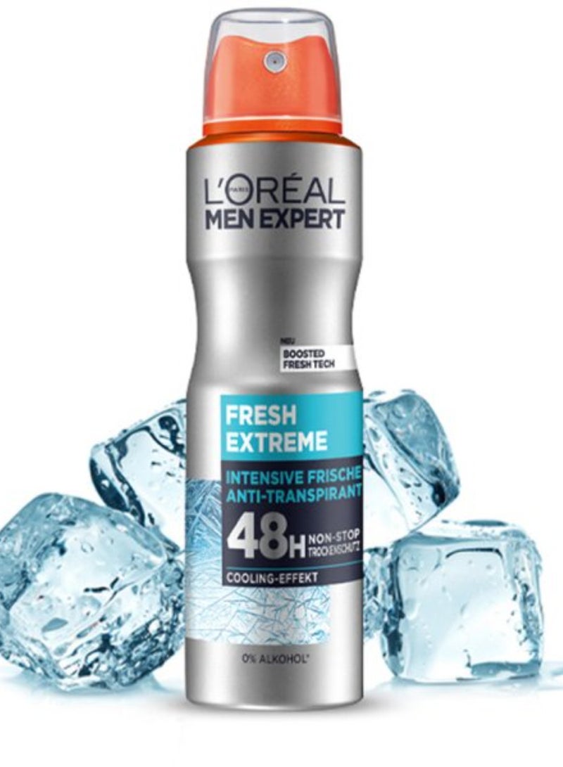 L'OREAL PARIS LOreal Men Expert Fresh Extreme Deodorant Spray With 48H Non-Stop150 Ml - Image 5