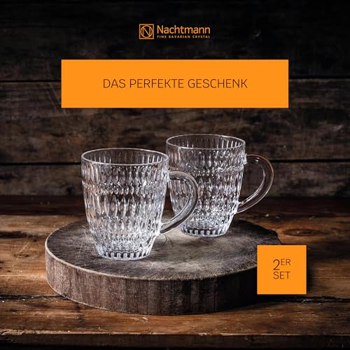Nachtmann Ethno Set of 2 Glass Hot Drinks Tumblers, Clear - Image 4