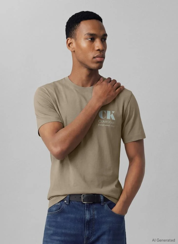 Logo Graphic Crew Neck T-Shirt