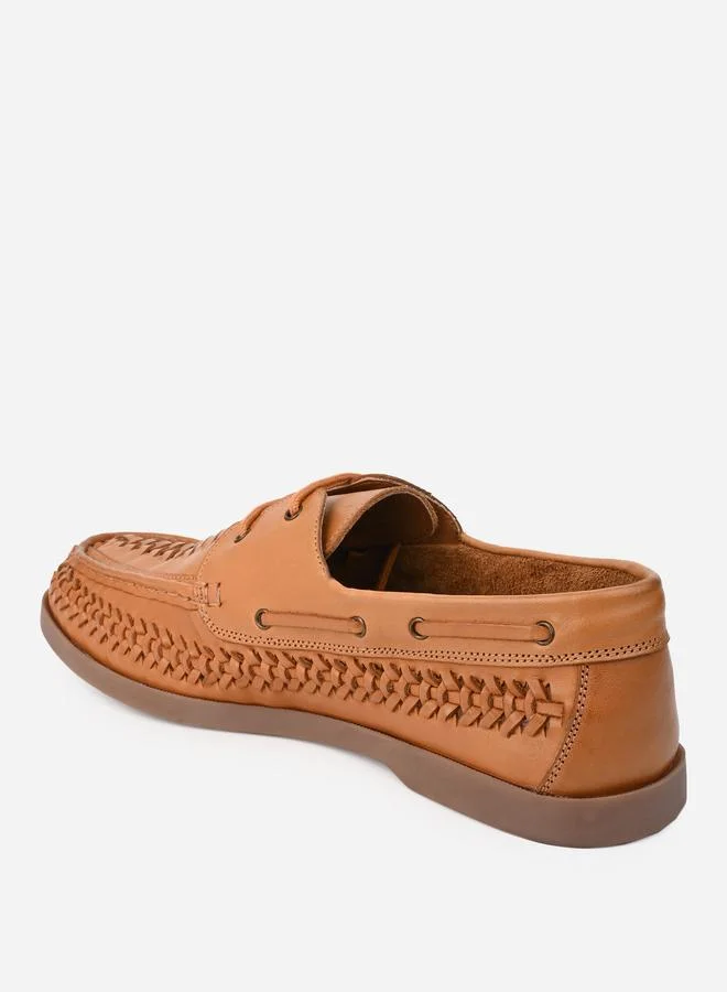 Styli Styli Genuine Leather Handmade Lace Up Shoes
