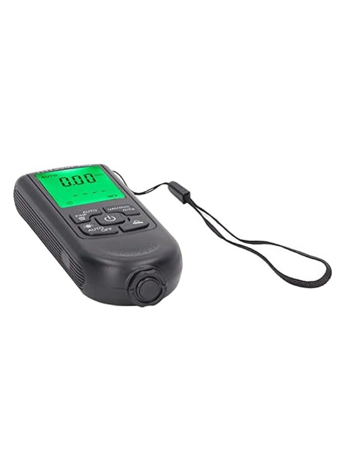 PROMASS Digital Coating Thickness Gauge, Portable Paint Thickness Meter, Automatic Shutdown Function, 0 to 2000UM Range, Coating Measuring Tool for Car Laboratory (Black) - Image 4