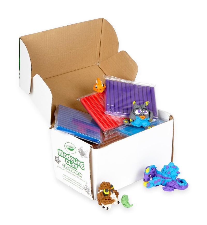 Crayola Modeling Clay Classpack (24 Packs), Bulk Modeling Clay for Kids, 12 Colors, Nontoxic, Classroom Supplies for Kids Arts & Crafts - Image 3