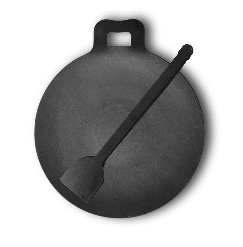 TAWA Brand Iron Dosa Dosa Kallu 12 Inch pre-Seasoned (Black) - Image 5
