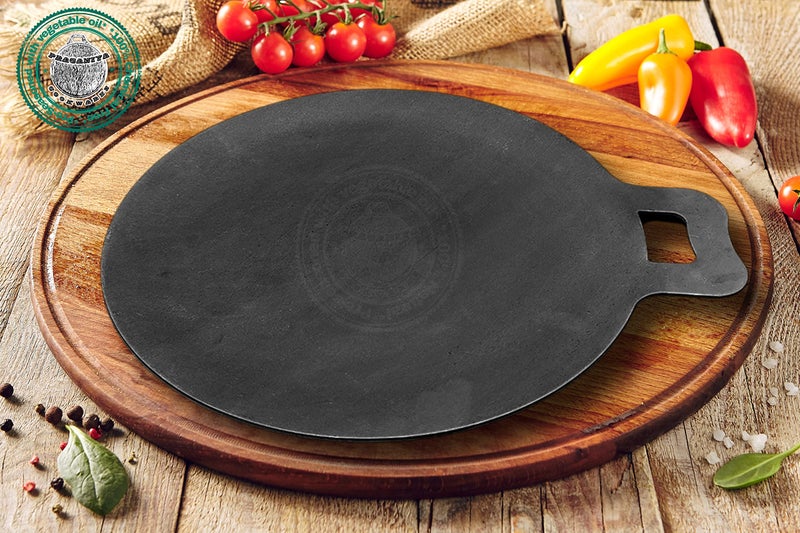 TAWA Brand Iron Dosa Dosa Kallu 12 Inch pre-Seasoned (Black) - Image 3