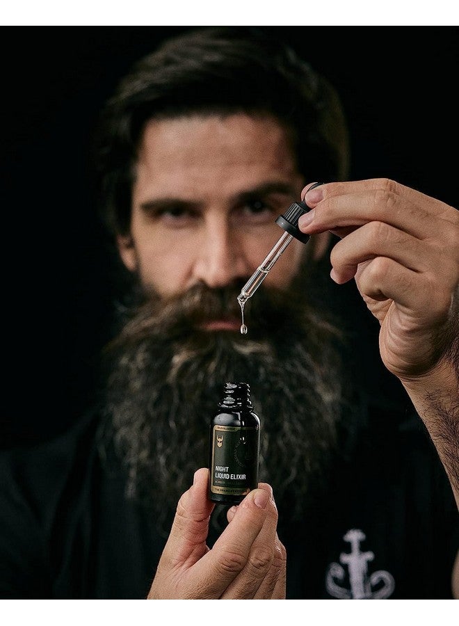 The Beard Struggle Beard Growth Oil Valhalla'S Gates Gold Collection (1 Fl Oz) Night Liquid Elixir Beard Oil For Men Softens Moisturizing & Healthier Beard Growth - Image 4