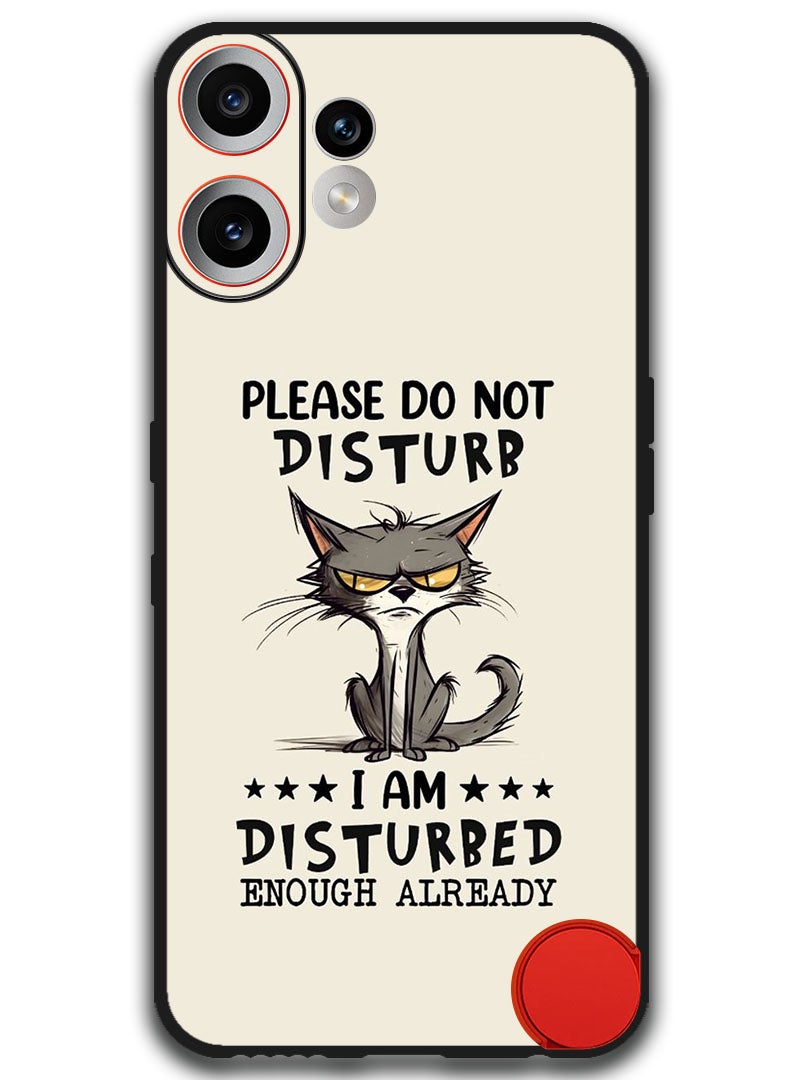 Theodor Case Compatible with Nothing CMF Phone 2 Pro 6.77 Inch Protection Shockproof Bumper Cover Please do not disturb - Image 1