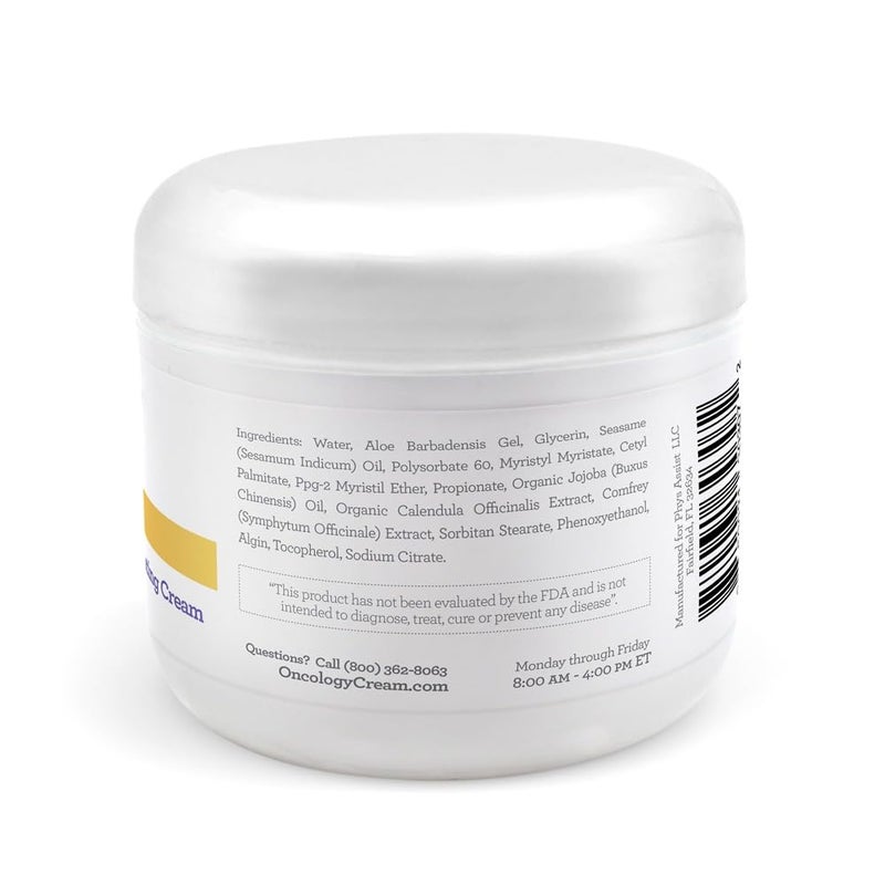 PhysAssist Oncology Calendula Cream Face & Body Advanced Hydrating Cream, for Men & Women after Radio or Chemo. 4 oz jar. - Image 4