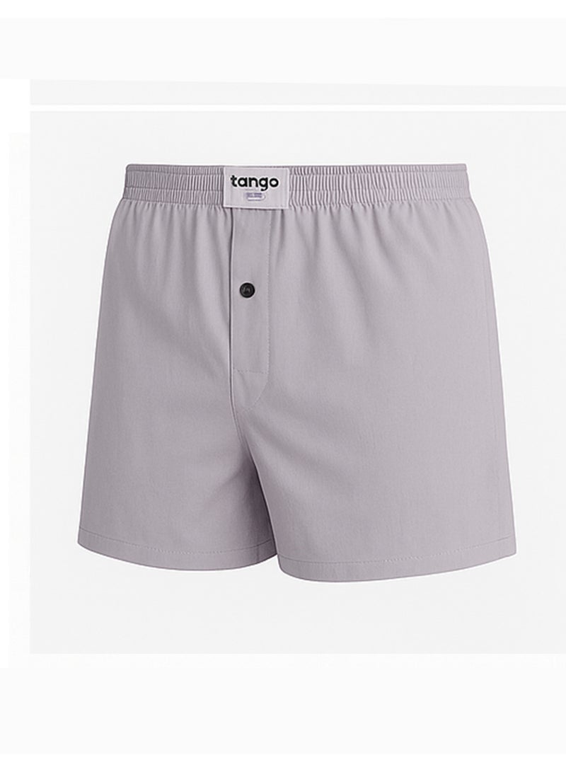 Tango Button Shorts (Solid) Lavender Gray - Image 4