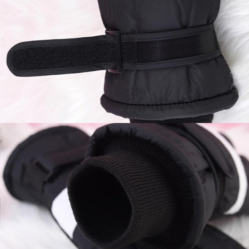 IZUS Men Winter Cold-Weather-Gloves Touchscreen Windproof-Ski-Gloves Thin-Fleece-Thermal Cycling-Mittens Water-Repellent - Image 5