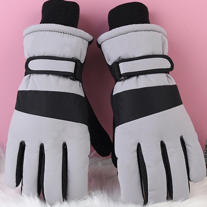 IZUS Men Winter Cold-Weather-Gloves Touchscreen Windproof-Ski-Gloves Thin-Fleece-Thermal Cycling-Mittens Water-Repellent - Image 3