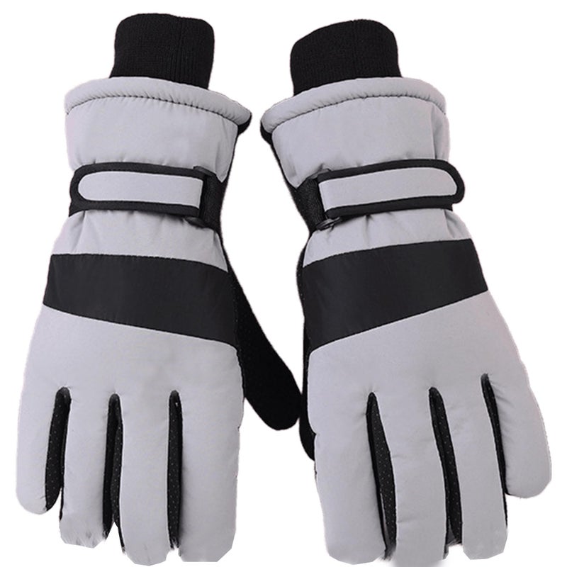 IZUS Men Winter Cold-Weather-Gloves Touchscreen Windproof-Ski-Gloves Thin-Fleece-Thermal Cycling-Mittens Water-Repellent - Image 2