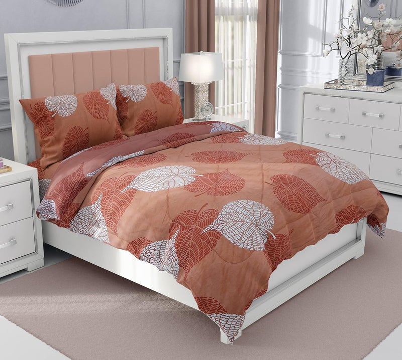 AAZEEM AAZEEM Lightweight Comforter Double Bed SizeAC Quilt Double Bed Comforter for Home DecorHostel All Weather 1 Piece Brown
