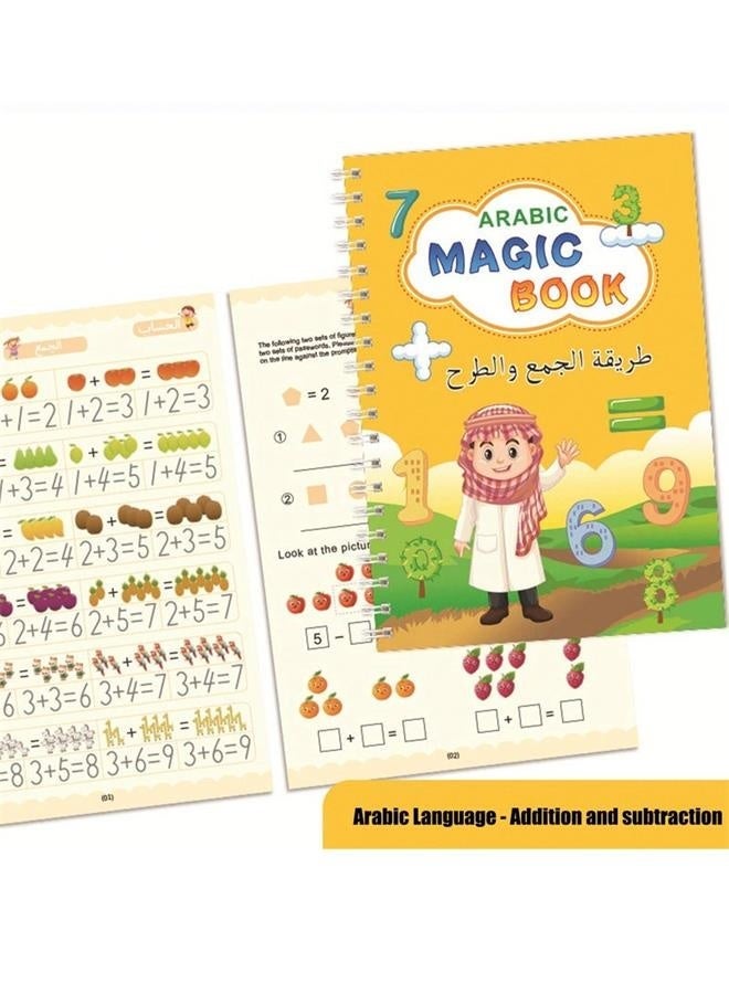 Arabic Magic Book for Kids - Reusable Tracing Copybook with Disappearing Ink Pen - Image 5