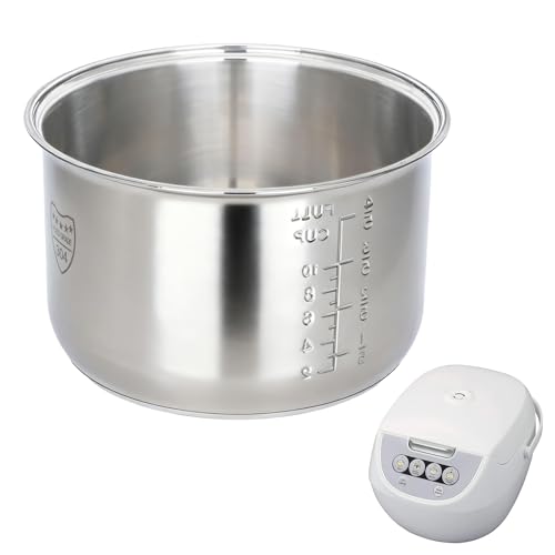 Dukrouk Rice Cooker 55 Cupr Inner Pot Compatible with Tiger JBVA10U Only304 Stainless SteelEasy to Clean and Dishwasher Safe - Image 1