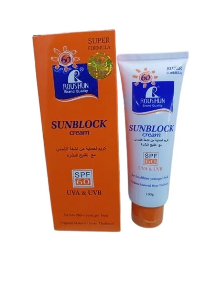ROUSHUN Sunblock Cream SPF60 100g