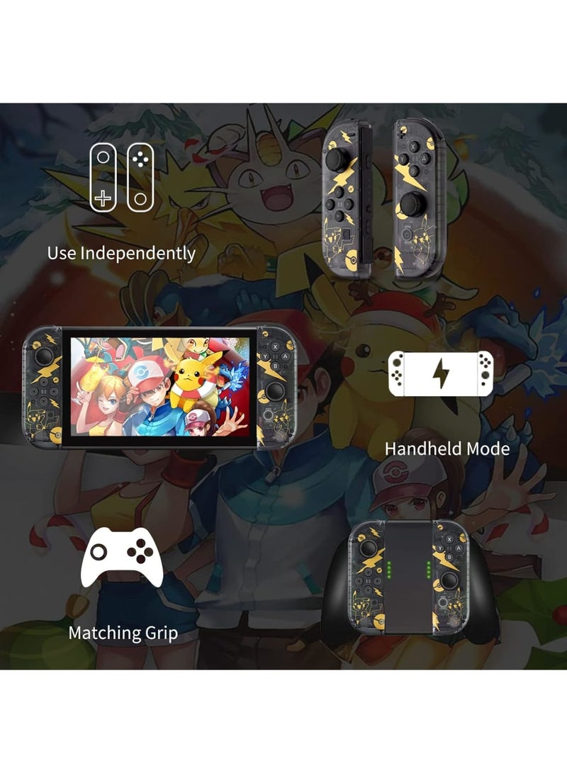 Joy Cons Wireless Controller for Switch, L/R Controllers Replacement Compatible with Switch/Lite/OLED, Joystick with Wake-up/Screenshot/Dual Vibration/Motion Control Function - Image 5