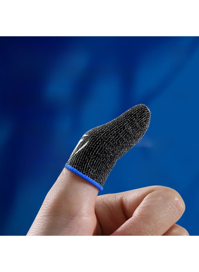 Gaming Finger Sleeve Sweatproof Mobile Game FingerBreathable-Product Color:【Black】 18 Needle Copper Fiber - Image 4