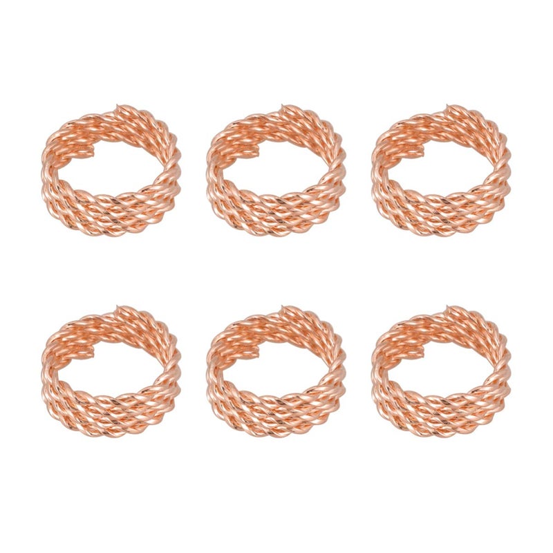 comfrt 30PCS Dreadlocks Beads Dreadlocks Cuffs Adjustable Wig Iron Hair BraidsStrong Iron Hair Cuffs Rings Accessories for Man Woman Hair Extension (Rose Golden) - Image 3