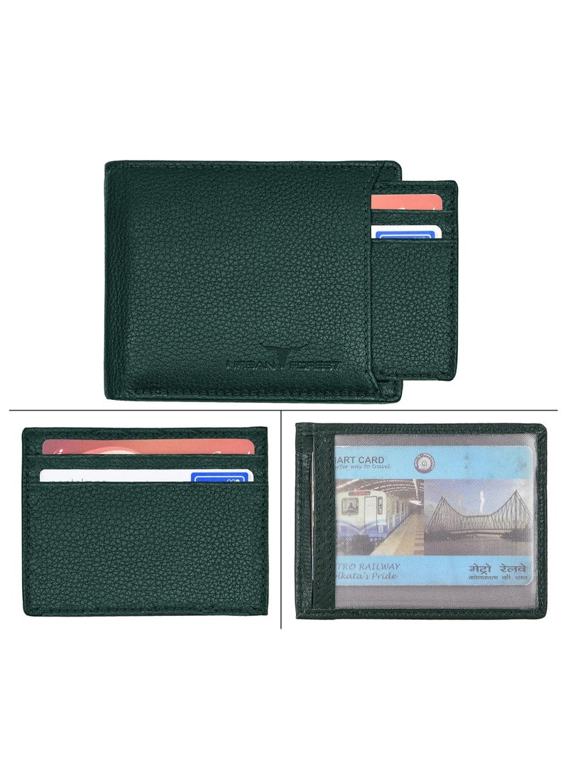 URBAN FOREST Dexter Leather Wallet For Men - Green - Image 3