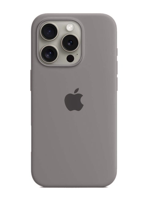 Apple iPhone 16 Pro Max 2024 Premium Soft Liquid Silicone Case Cover - Grey