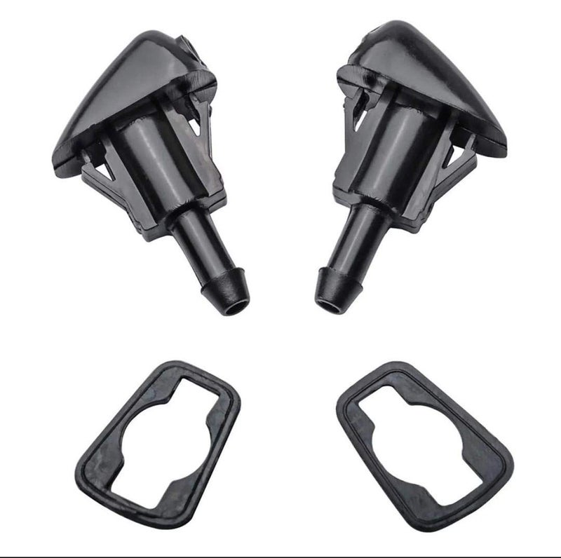 Auto-Ex باقة Auto-Ex من 2 فوهة رش مياه لمساحات الزجاج الأمامي متوافقة/بديلة لـ i10 / i20 / فيرنا - Image 2