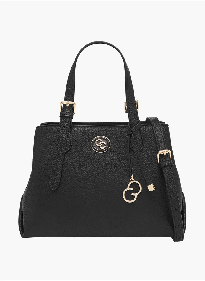 سيليست Solid Tote Bag with Double Handles and Detachable Strap