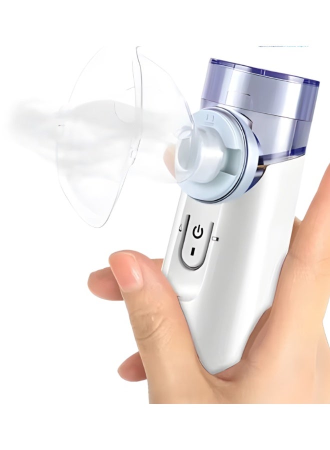 Yuwell You'll Portable Nebulizer Steam Inhaler, Small, Quiet, Fine Mist Nebulizer for Treating Coughs, Asthma, and Breathing Problems, Gray - Image 2