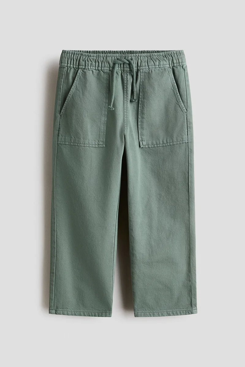 H&M Cotton twill joggers