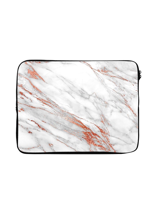 LIT Pink Marble Printed Laptop Sleeve - Image 1