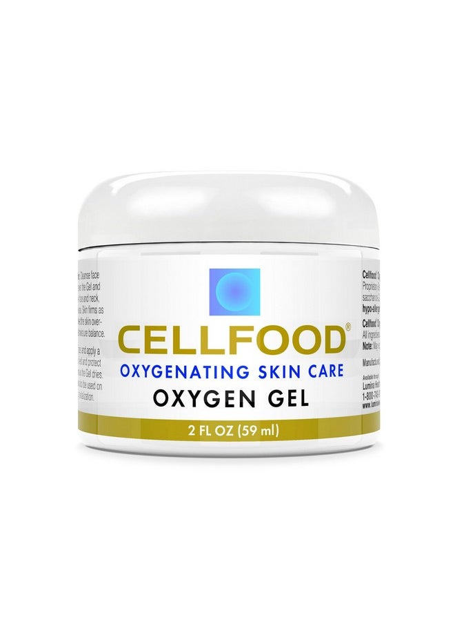 Cellfood - Cellfood Oxygen Gel, 2 fl oz - Nutrient Rich - Provides Moisture & Protection, Decreases Appearance of Fine Lines - Aloe Vera, Lavender Blossom Extract, Cellfood & Glycerine - Hypoallergenic, Non-GMO - Image 1