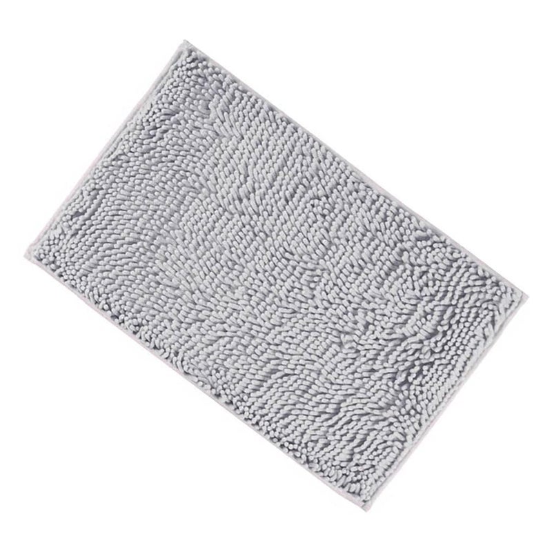 Indoor Door Mat Foot Pad Bathroom Anti-Slip Rug Toilet Non-slip for Kitchen Entrance (Gray)
