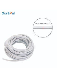 Duravel Duravel Electrical Cable Wire, White PVC Insulated, Round Flexible Power Cord (2 CORE 10 METER, 0.75MM)  - Image 3