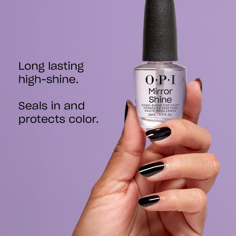 OPI Mirror Shine Top Coat | Nail Polish Top Coat | Brilliant & Glossy, High Shine, Protects Nails - Image 3