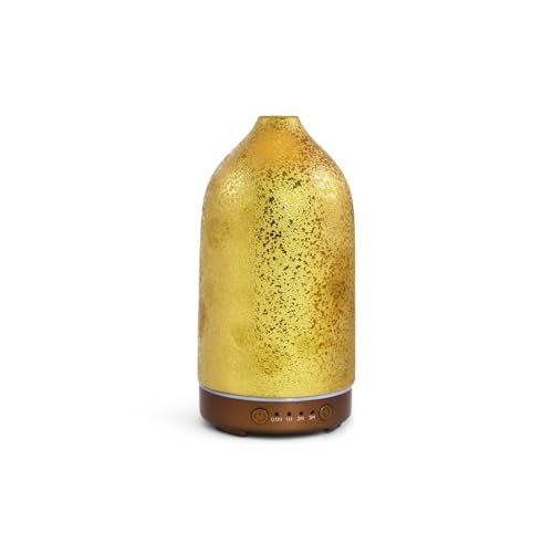 Iris Celeste Ultrasonic Humidifier | Gold Aroma Therapy Diffuser for Home, Bedroom & Office | Ideal Gift Option - Image 1