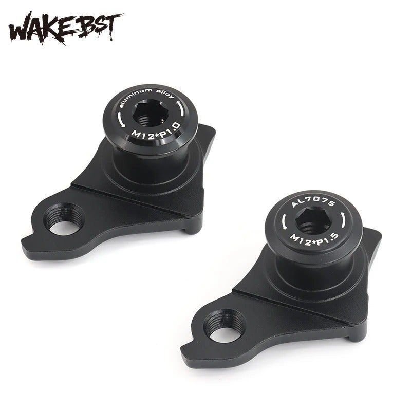 WAKE M12 1.0P 1.5P UDH Rear Derailleur Hanger Mount Adapter for MTB Road Bike Thru Axle Frame Tail Hook - M12-1.5P - Image 2