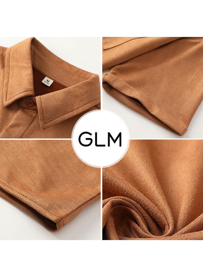 Glm Men's Shirt, Summer Short-sleeve, Korean Style, Loose-fitting, Breathable, Trendy, Versatile, Hong Kong Style Shirt Top - Image 1