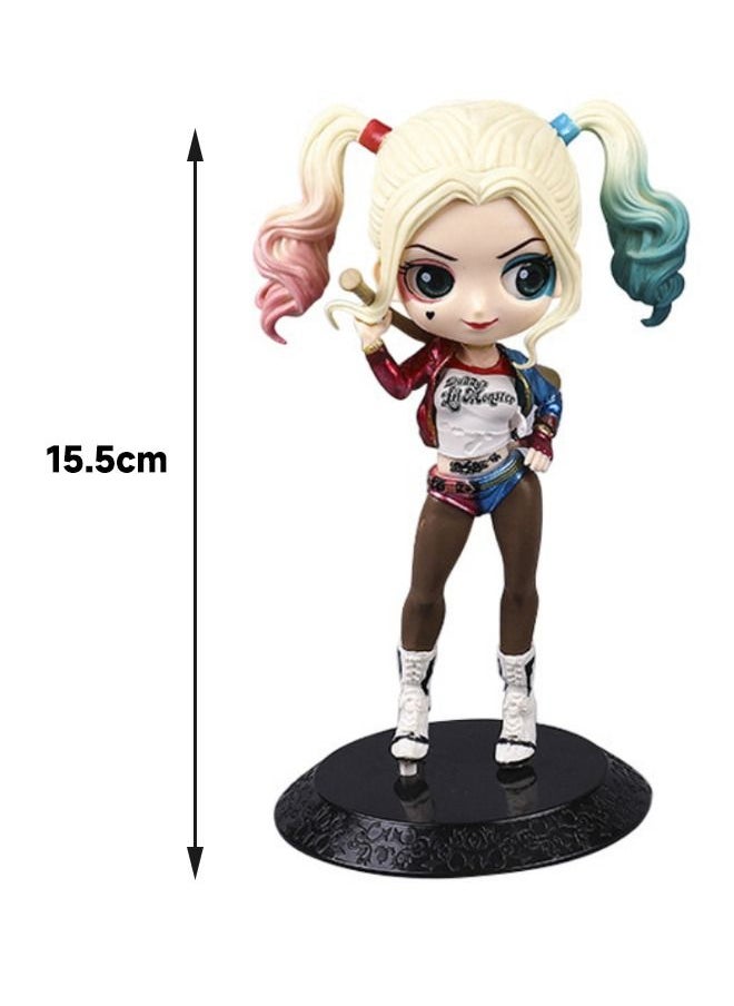 Generic - Harley Quinn Action Figure, High Quality PVC Cartoon Figure Toy, Collectible Model Statue Figure for Car and Table Decoration - Image 1