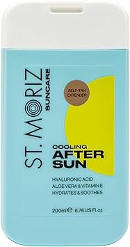 St. Moriz St Moriz Suncare Cooling After Sun Body Lotion with Self Tan Extender After Sun Care Cooling Body Moisturiser with Hyaluronic Acid Aloe Vera Vitamin E Dermatologically Tested Vegan 200ml - Image 1