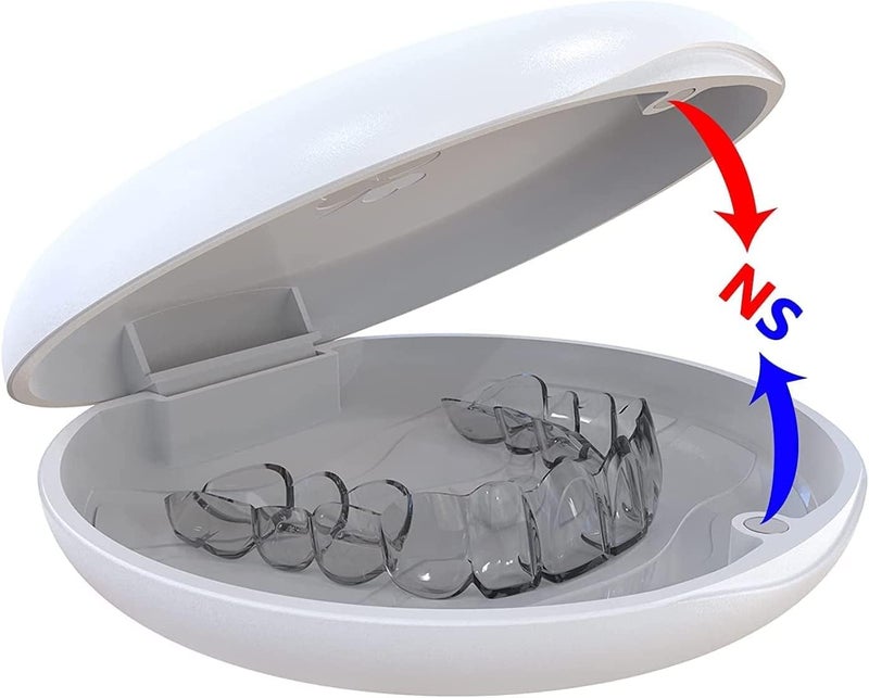 ARGOMAX 2 Pack Retainer Case, Aligner Case, Orthodontic Retainer Case, Retainer Mouth Guards Travel Case - White. - Image 2