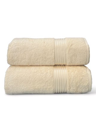 2 Pcs Premium Soft And Quick Dry Bath Sheet 550 GSM - Towels For Bathroom, Pool, Beach And Spa (85x170cm) Set Of 2 - Beige - pzsku/ZF0201A6ABB986A2EC113Z/45/_/1713968603/a4e62496-00c2-480e-891d-1508ade803c1