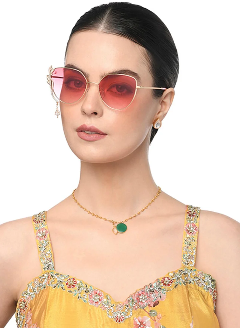 VINCENT CHASE Women's Polarized Cat Eye Sunglasses VC S16469