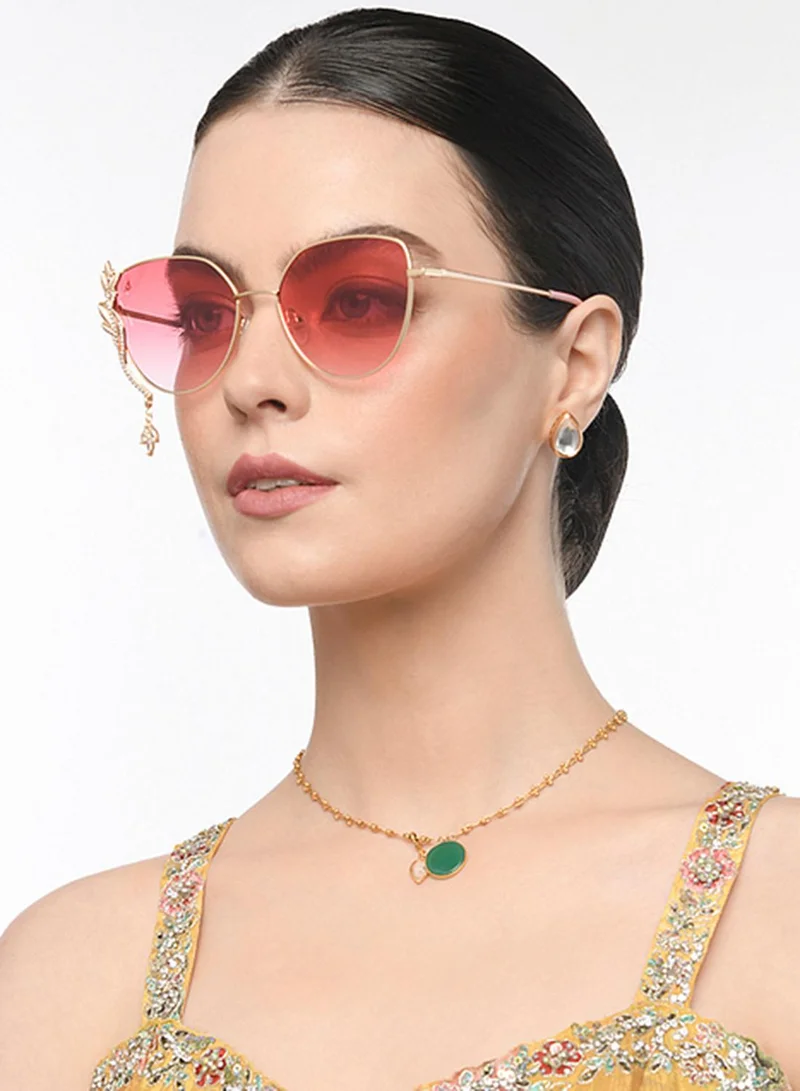 VINCENT CHASE Women's Polarized Cat Eye Sunglasses VC S16469