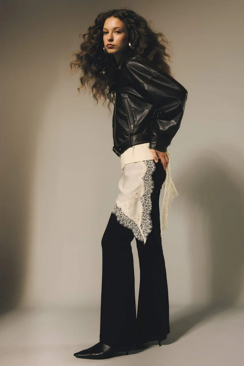 DeFacto Flare Fit Regular Waist Standard Length Trousers