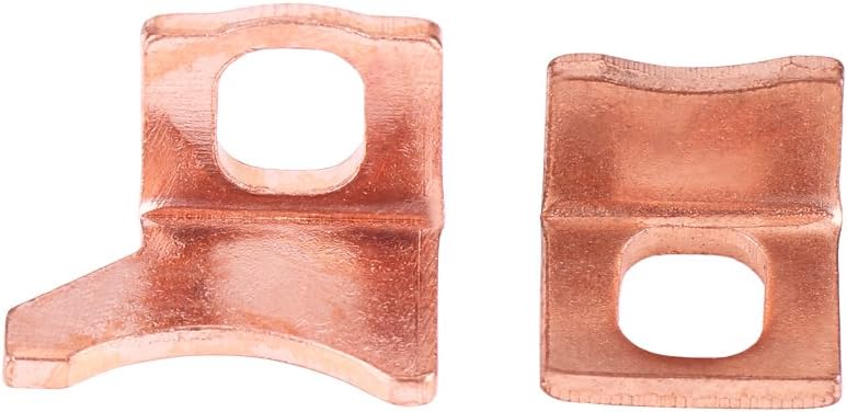 Keenso Starter Solenoid Contact Assortment,2pcs Steel Starter Soleniod Rebuild Repair Contact Kit Auto Repair Kit - Image 1