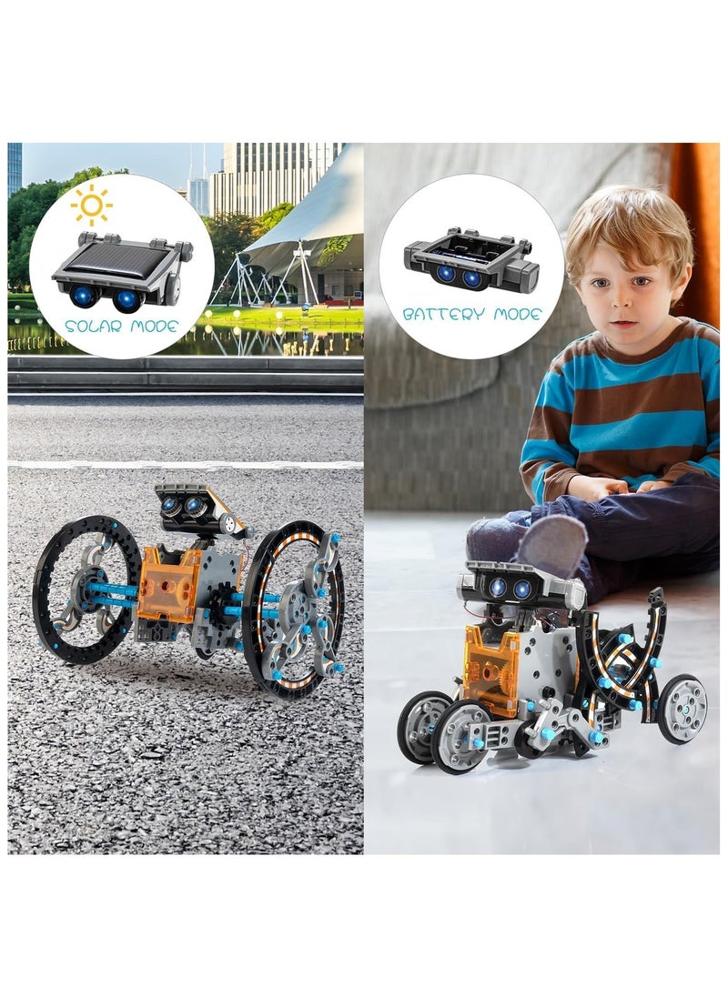 Cool Baby 14-in-1 Solar Robot Kit Educational STEM Science Toy DIY Solar Power Building Kit Gift for Kids Boys Girls 8 9 10 11 12 Years Old  - Image 3