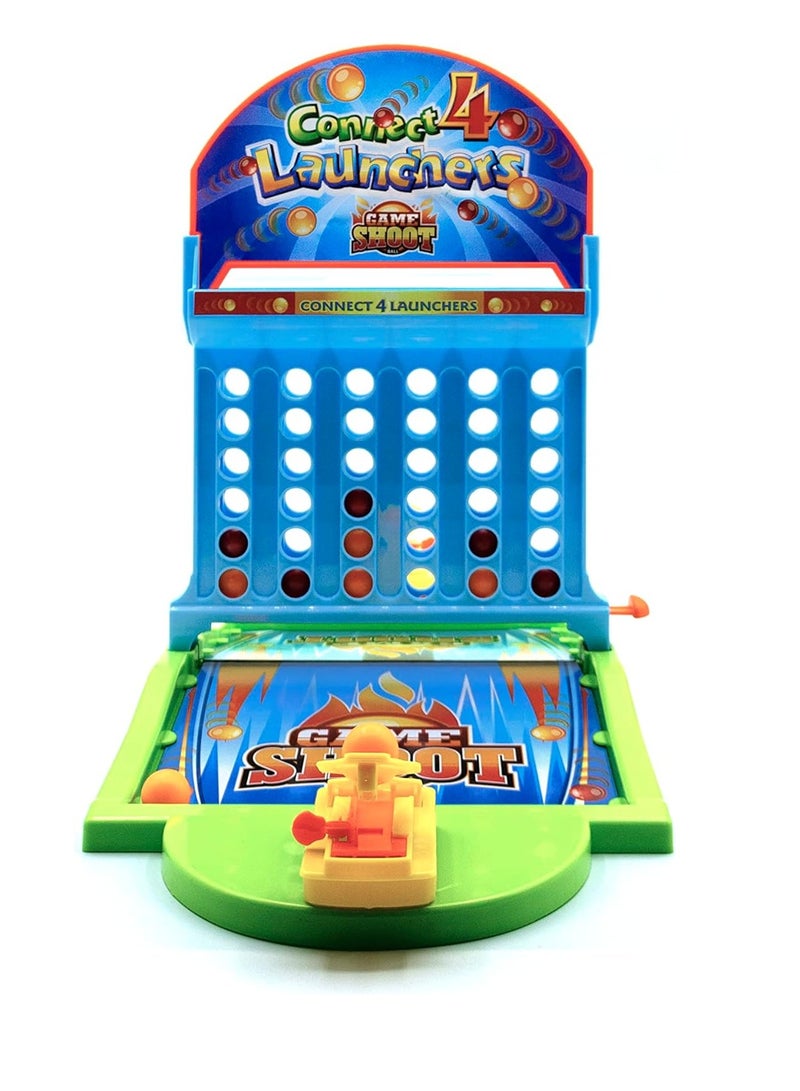 The 4 Villa Connect game contains two rotating catapults, four balls of the same color in sequence, a gift for kids, girls and adults, one of the family and party games. - Image 3