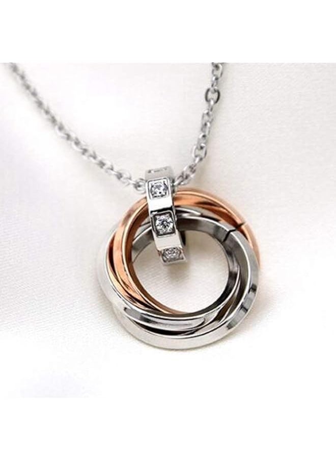 Oasisgalore Ring Pendant Necklaces For Women Men'S Silver Chains Accessories Cool Gifts For Guys  - Image 2